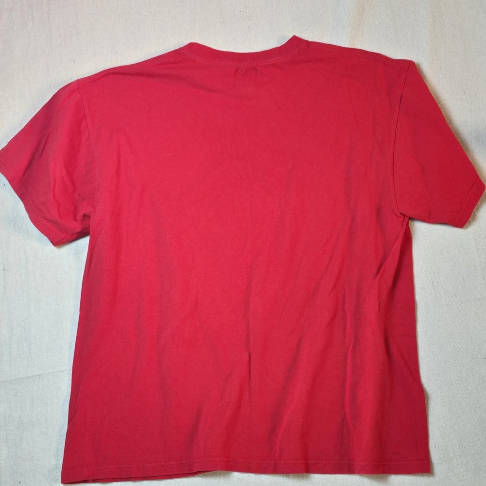 Kansas City Chiefs Mens T Shirt Size M Logo Brand Short Sleeve Red NFL - Picture 2 of 10